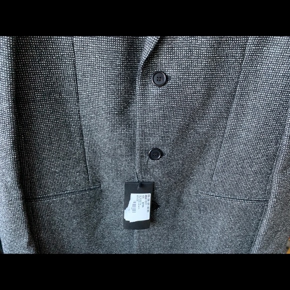 Saint Laurent 19SS Grey Checked Wool Coat - Picture 6 of 9